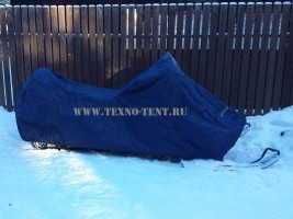 Премиум чехол на снегоход Yamaha Venture TF, ткань Окфорд 240den тёмно-синий цвет.