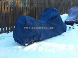Чехол на снегоход Yamaha Venture TF ПРЕМИУМ тёмно-синий цвет из ткани Окфорд 240den.