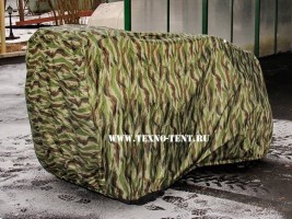 Чехол на квадроцикл BRP Can-Am Outlander X MR 1000R изготовлен под заказ клиента из ткани Оксфорд 240den цвет Камуфляж.
