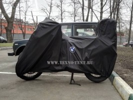 Премиум чехол для мотоцикла с кофром на BMW F 800 GS. При использовании чехла Премиум из ткани Окфорд 240den, Ваш мотоцикл всегда будет оставаться чистым.