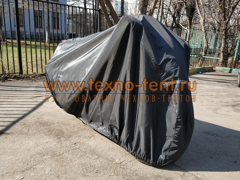 Премиум чехол для мотоцикла Honda CBR 1100 XX Blackbird, защита мотоцикла в любое время года. Из ткани Оксфорд 240den чёрного цвета.