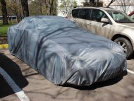 Двухслойный тент-чехол для автомобиля Porsche 911 Carrera Cabriolet ПРЕМИУМ