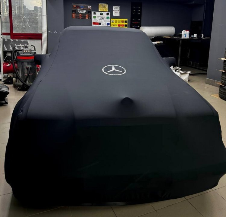 Уличный чехол Софтшелл на автомобиль Mercedes CL-class 
